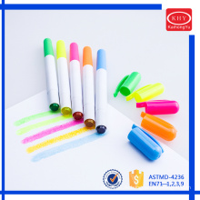 Assorted colors wax material non-toxic children solid highlighter